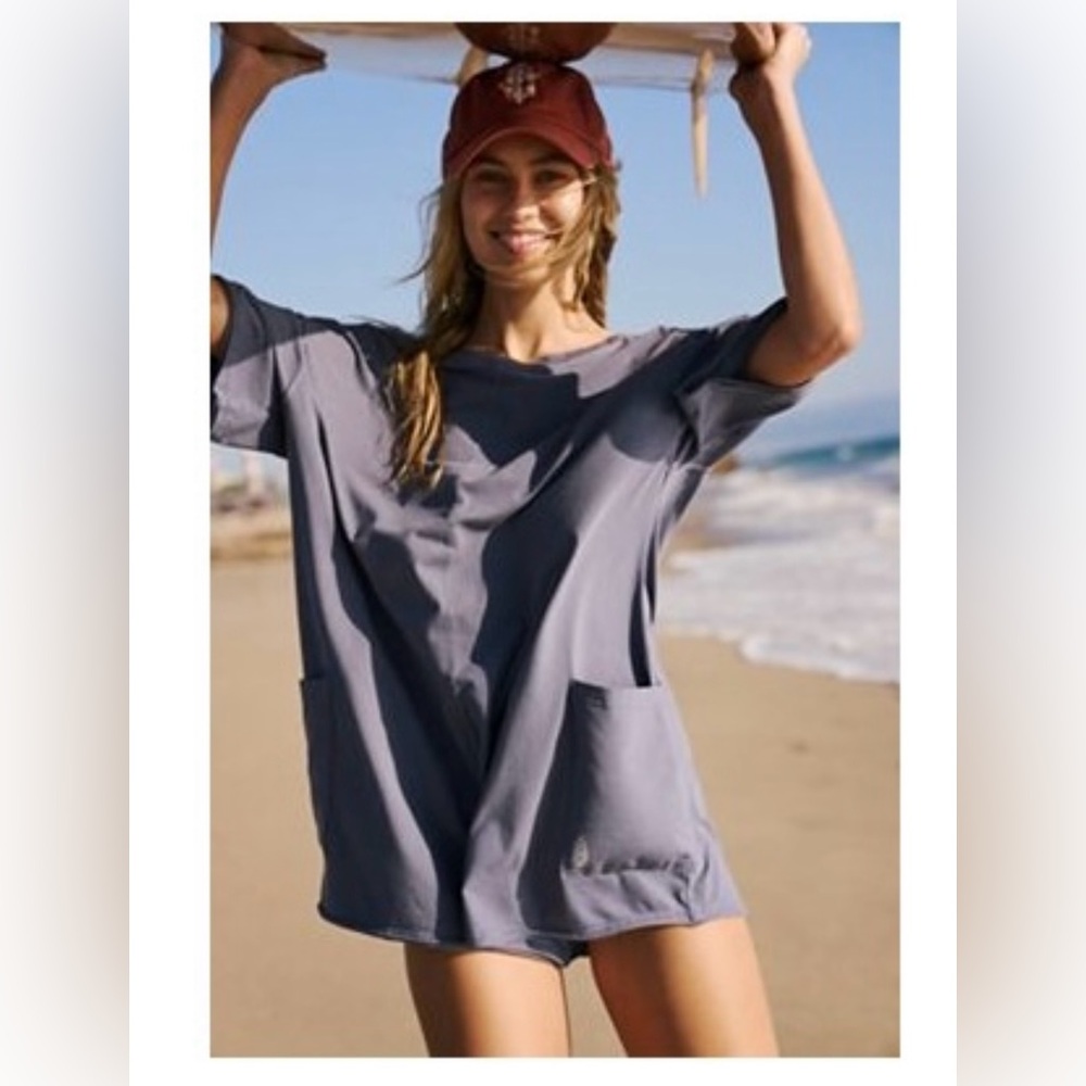 Free People Movement hot shot tee romper